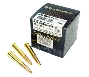 Amunicja kulowa Sellier & Bellot kal. 303 British FMJ 11,7g / 180 grs