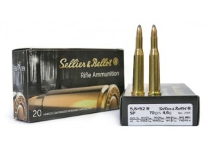 Amunicja kulowa Sellier & Bellot kal. 5,6x52R SP 70 grs  