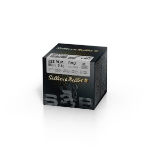 Amunicja S&B 223Rem. FMJ 3,6g  (100 szt.)
