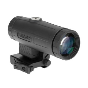 Powiększalnik HOLOSUN HMX 3x Magnifier- Flip&Picantinny QD- Czarny