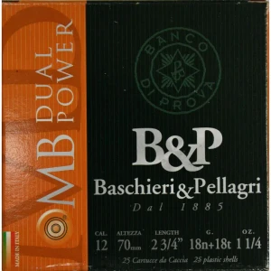 Amunicja B&P 12/70 MB DU POW 36g "6+3" (25 szt)