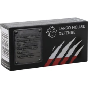 Amunicja kulowa LARGO 9x19mm  FMJ 124 gr 8g 