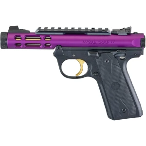 Ruger Mark IV 22/45 Lite Purple/Gold 