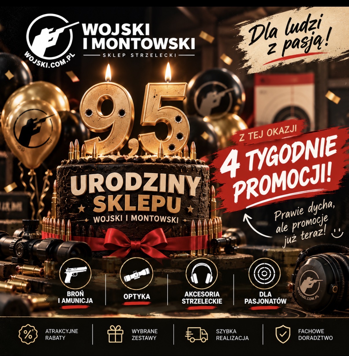 Wojski Montowski ma 9,5 roku. Poznaj historię sklepu, pasję Huberta Montowskiego i plan 4 tygodni promocji przed 10-leciem.
